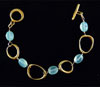 Link to vermeil and chalcedony bracelet by Phillipa Roberts